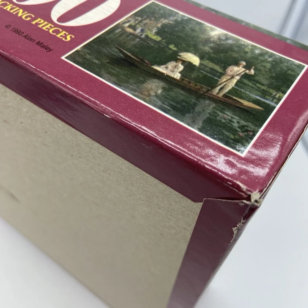 Vintage Milton‎ Bradley 1500 Jigsaw Puzzle Alan Maley's Past Impressions  SEALED